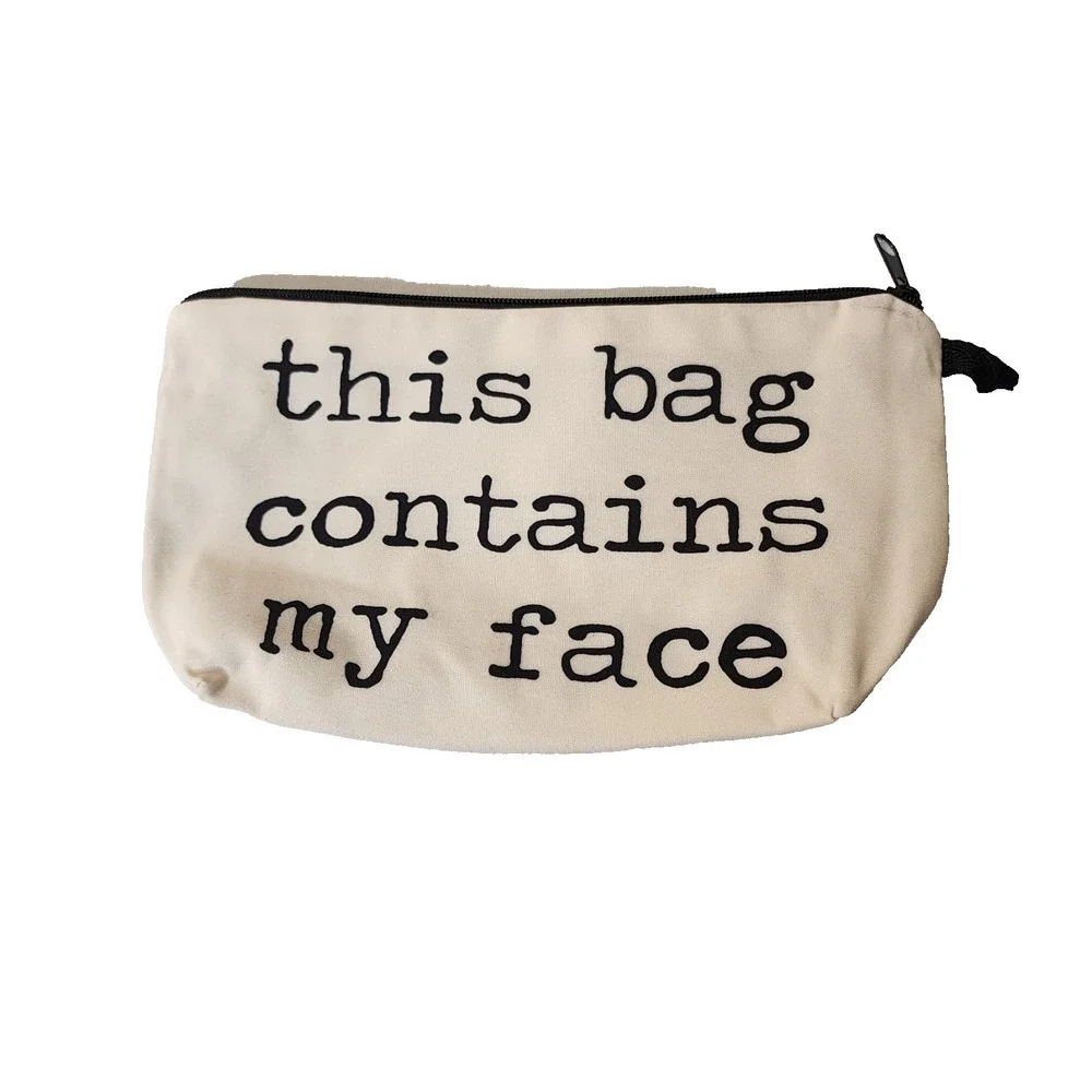 Small Zipper Makeup Bags 2-pack